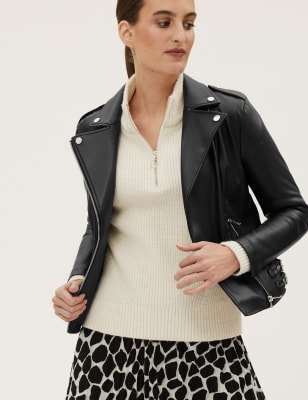 biker jacket m&s