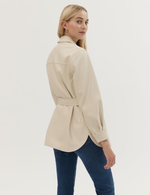 marks and spencer shacket ladies
