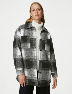 marks and spencer shacket ladies