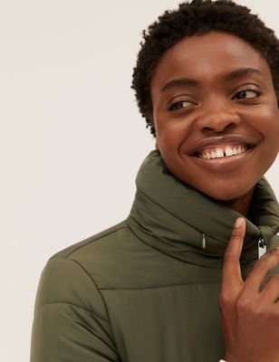 Recycled Thermowarmth™ Funnel Neck Coat