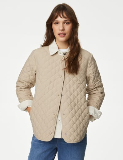 M and s ladies quilted jackets deals