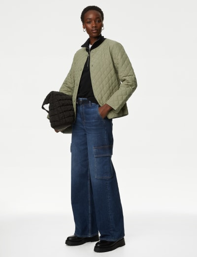 M and s ladies quilted jackets sales