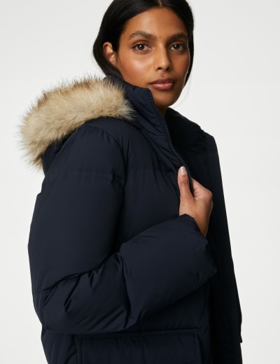 Feather & Down Packaway Puffer Gilet, M&S Collection