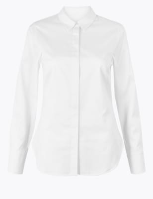 Хлопковая деловая рубашка