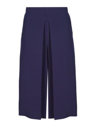 Luxury Front Pleated Culottes | M&S