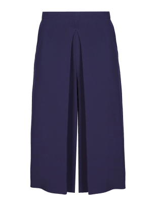 Luxury Front Pleated Culottes | M&S