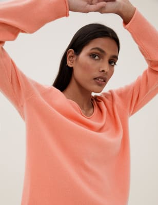 orange knitwear