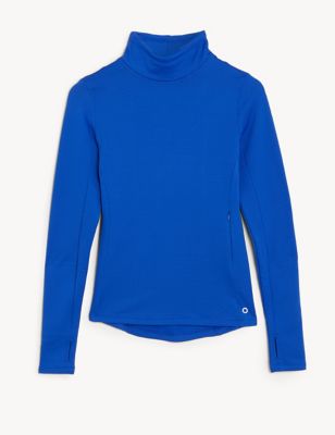 Thermal Funnel Neck Running Top