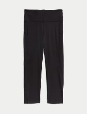 black cropped womens trousers