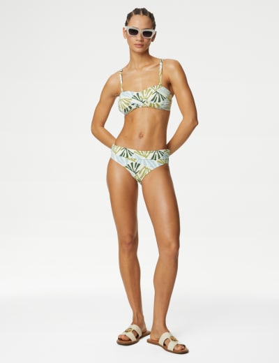 Roll Top Bikini Bottoms M S Collection M S