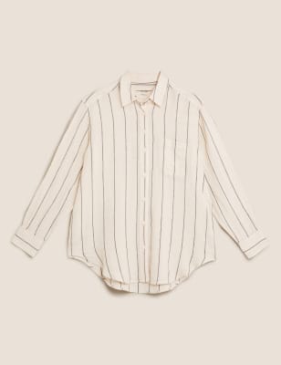 m&s pure linen shirt