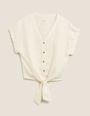 m and s short sleeve blouses