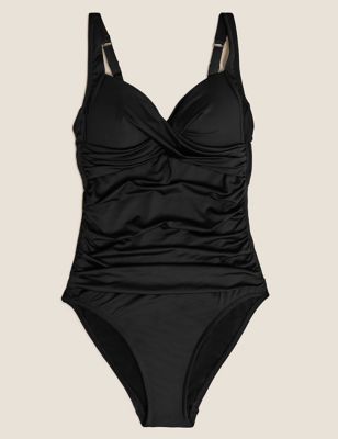 M & S Halter Neck Magic Shaping Swimsuit Secret Slimming Size 12 BNWT RRP £28 