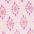 Linen Blend Geometric Short Sleeve T-Shirt - pinkmix