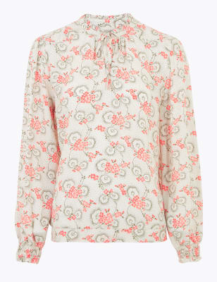 m&s floral shirt