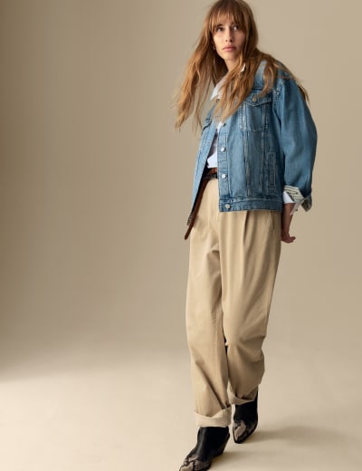 Per una top denim jacket