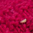 Cotton Rich Textured Jumper With Wool - fuchsia