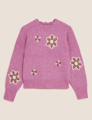 Embroidered Knitted Jumper