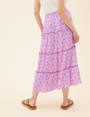 m and s pink skirt