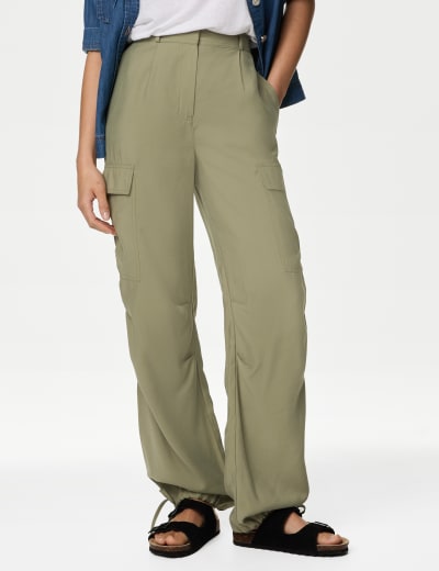 Drawstring Cargo Pants