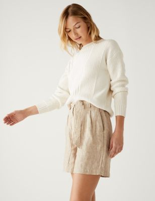 Pure Linen Shorts