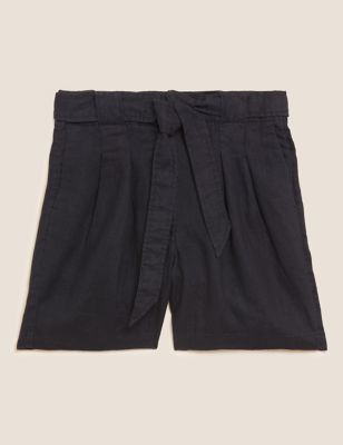 M&S Collection Ladies Linen Mix Shorts Size 10 BNWOT 