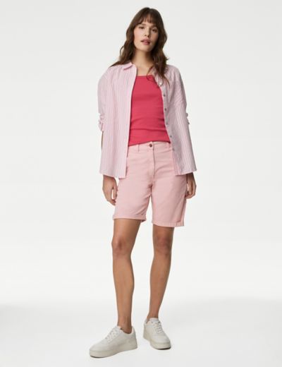 Women's Pink Trousers  Pink Cargo & Tapered Trousers - Reiss UK