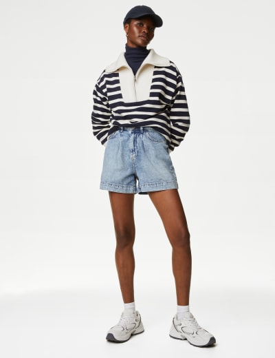 High waisted clearance shorts not denim