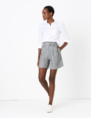 m&s denim shorts