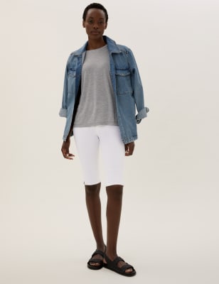 marks and spencer denim shorts