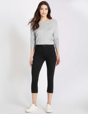 marks and spencer black jeggings