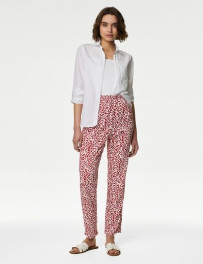 Cargo Utility Tapered Ankle Grazer Trousers, M&S Collection