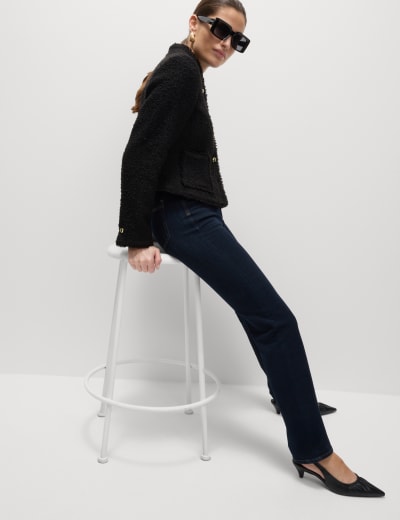 Magic Shaping Straight Leg Jeans, M&S Collection