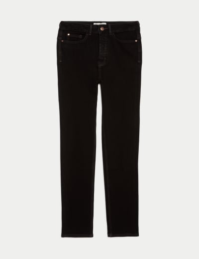 One leg white one leg black jeans hotsell