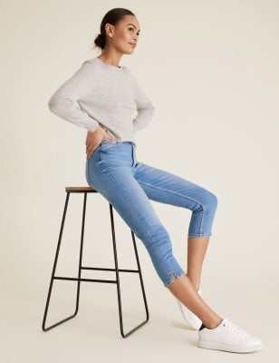 m&s cropped jeans