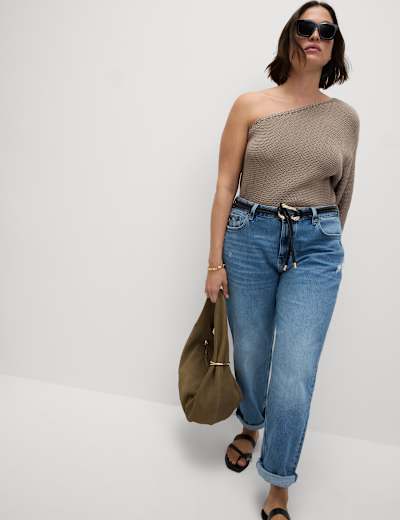 Ankle length boyfriend jeans hot sale