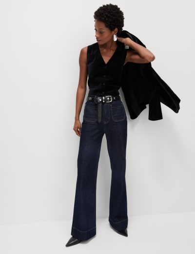Flare leg new arrivals jeans women