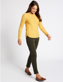 T57/7518C: Cotton Rich Straight Leg Corduroy Trousers