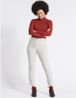 T57/7521: Cotton Rich Corduroy Slim Leg Trousers
