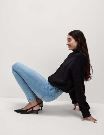 High waist super clearance skinny jeans m s
