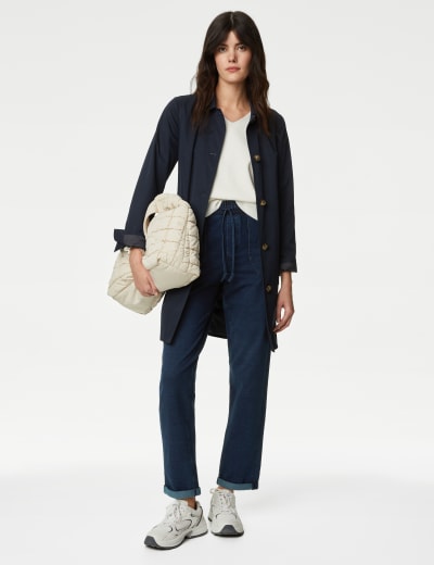 Cotton Rich Straight Leg Joggers M S Collection M S