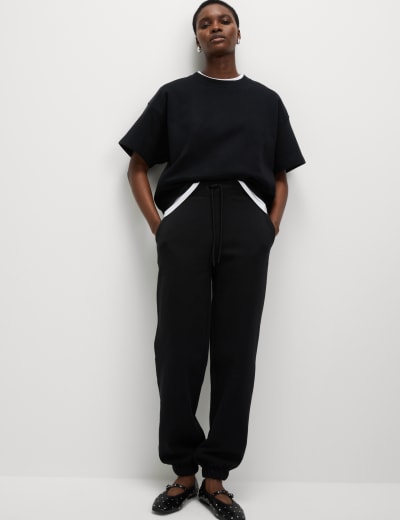 Joggers with cheap white stripe