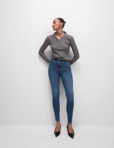 Super soft high waisted best sale jeans