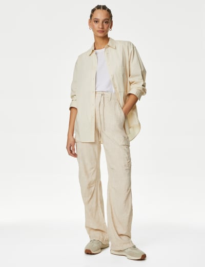 Marks and spencer cargo trousers womens sale
