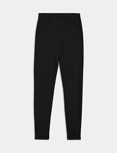 black jeggings high waist