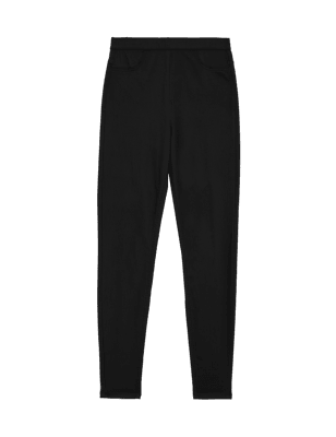 soft jeggings black