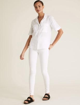 m and s white jeans