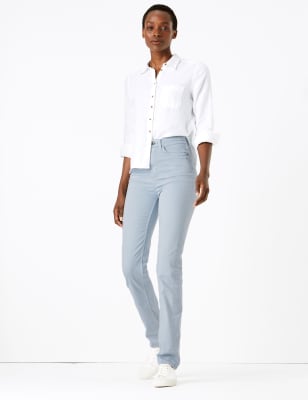 roma rise slim leg jeans