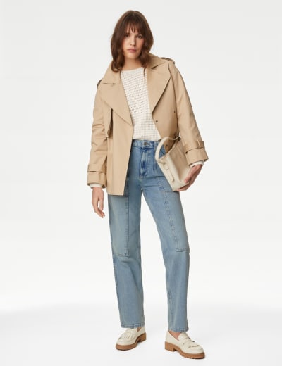 Mid rise ankle grazer jeans store
