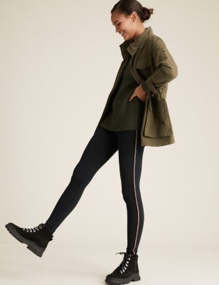 brown leggings m&s